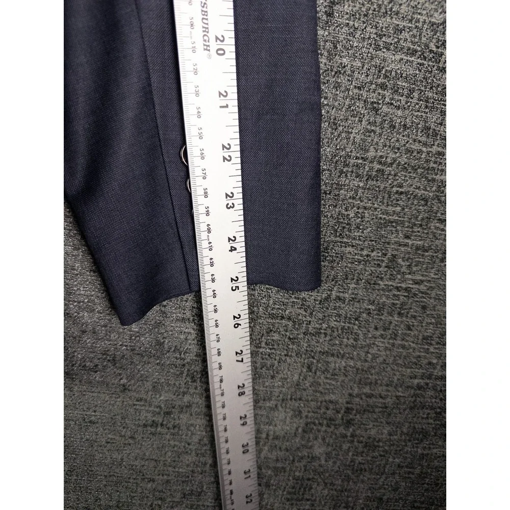 J. Crew Ludlow Blazer Mens 38R Navy Italian Wool Tollegno Slim Dark Academia